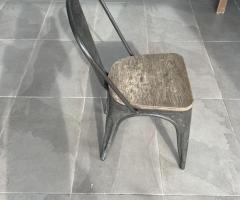 Silla vintage marrón