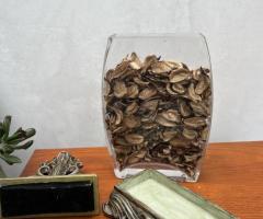 Tarro Decorativo con Pétalos Secos