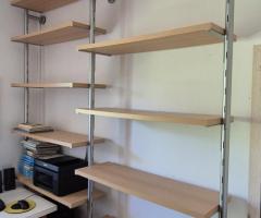 ESTANTERÍA MADERA Y METAL