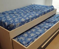 Cama nido con dos camas y cajón