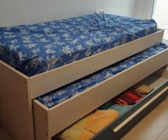 Cama nido con dos camas y cajón