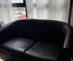 Sofa piel 2 plazas