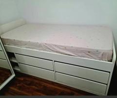 Cama con 4 cajones (sin colchon)